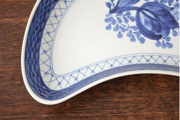 ROYAL COPENHAGEN  ロイヤルコペンハーゲン　ブルーフラワー　ファイアンス　プリンセス　お皿　4点セット(菓子皿、洋食器、4枚セット)(R-051876)