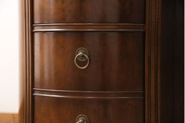 中古　DREXEL HERITAGE(ドレクセルヘリテイジ)　Cameo Classics(キャメオクラシックス)　高級感溢れるキドニーデスク(定価約170万円)(両袖デスク、机、在宅ワーク、在宅用ワークデスク)(R-051889)