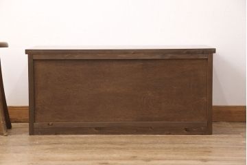 ラフジュ工房オリジナル　古建具リメイク　風情漂う組子のデザインが魅力のテレビ台(テレビボード、ローボード、リビングボード、収納棚、戸棚)(R-051892)