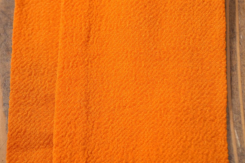 アンティーク　大正〜昭和初期　子供用縮緬着物(正絹、古布)(R-051894)