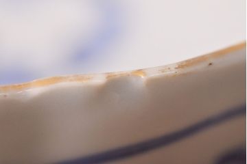 江戸期　古伊万里　成化年製　色絵窓絵染付なます皿2枚セット(和食器、深皿)(R-051907)