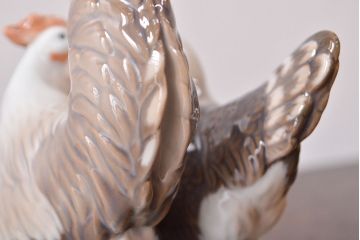 ROYAL COPENHAGEN(ロイヤルコペンハーゲン)　にわとり(鶏)の置きもの(置物、オブジェ、フィギュリン)(R-051911)