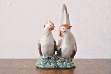 ROYAL COPENHAGEN(ロイヤルコペンハーゲン)　にわとり(鶏)の置きもの(置物、オブジェ、フィギュリン)(R-051911)
