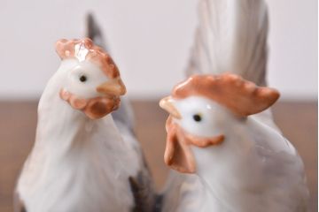 ROYAL COPENHAGEN(ロイヤルコペンハーゲン)　にわとり(鶏)の置きもの(置物、オブジェ、フィギュリン)(R-051911)