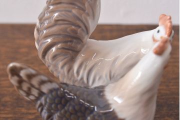 ROYAL COPENHAGEN(ロイヤルコペンハーゲン)　にわとり(鶏)の置きもの(置物、オブジェ、フィギュリン)(R-051911)