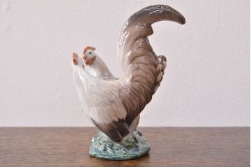 ROYAL COPENHAGEN(ロイヤルコペンハーゲン)　にわとり(鶏)の置きもの(置物、オブジェ、フィギュリン)(R-051911)