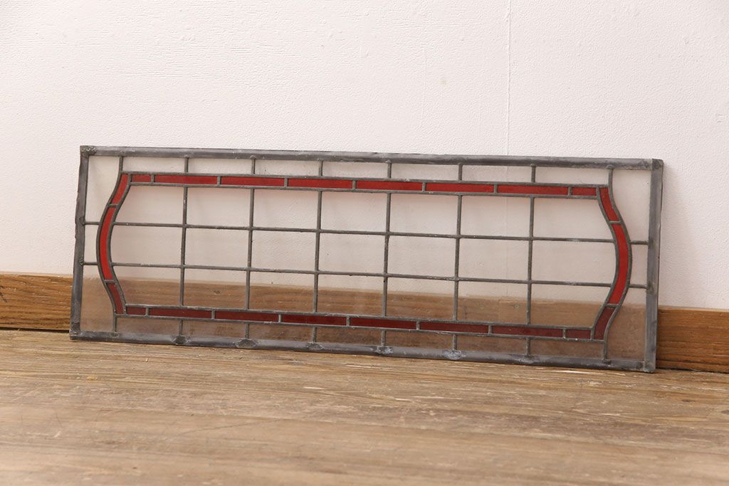 和製アンティーク　ノスタルジックな雰囲気づくりにおすすめのステンドグラス(ディスプレイ、窓、明り取り)(R-051918)