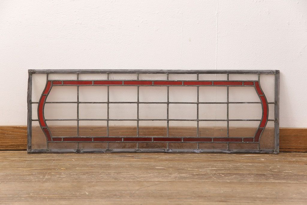 和製アンティーク　ノスタルジックな雰囲気づくりにおすすめのステンドグラス(ディスプレイ、窓、明り取り)(R-051918)