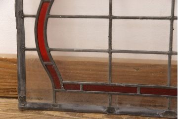 和製アンティーク　ノスタルジックな雰囲気づくりにおすすめのステンドグラス(ディスプレイ、窓、明り取り)(R-051918)