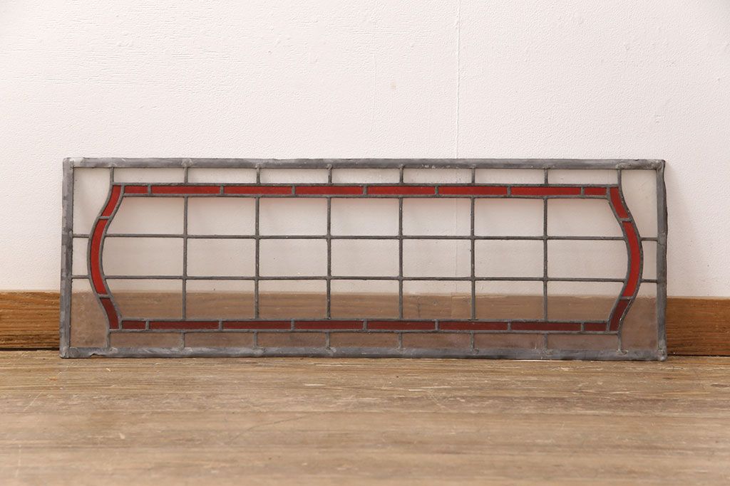 和製アンティーク　ノスタルジックな雰囲気づくりにおすすめのステンドグラス(ディスプレイ、窓、明り取り)(R-051918)