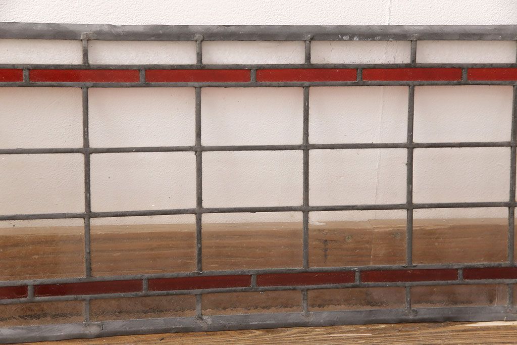 和製アンティーク　ノスタルジックな雰囲気づくりにおすすめのステンドグラス(ディスプレイ、窓、明り取り)(R-051918)