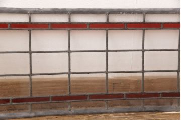 和製アンティーク　ノスタルジックな雰囲気づくりにおすすめのステンドグラス(ディスプレイ、窓、明り取り)(R-051918)