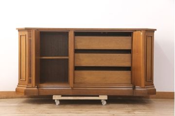 中古　美品　マホガニー材　DREXEL HERITAGE(ドレクセルヘリテイジ)　FRANCESCA(フランチェスカ)シリーズ　クリデンザ(クレデンザ、収納棚、キャビネット、サイドボード)(定価約90万円)(R-051926)