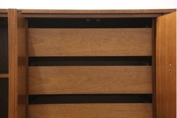 中古　美品　マホガニー材　DREXEL HERITAGE(ドレクセルヘリテイジ)　FRANCESCA(フランチェスカ)シリーズ　クリデンザ(クレデンザ、収納棚、キャビネット、サイドボード)(定価約90万円)(R-051926)