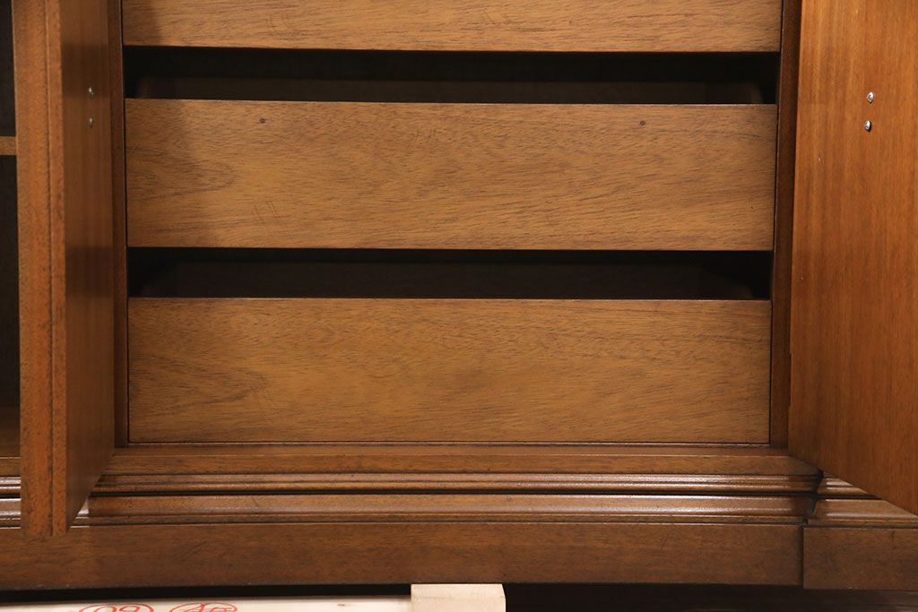 中古　美品　マホガニー材　DREXEL HERITAGE(ドレクセルヘリテイジ)　FRANCESCA(フランチェスカ)シリーズ　クリデンザ(クレデンザ、収納棚、キャビネット、サイドボード)(定価約90万円)(R-051926)