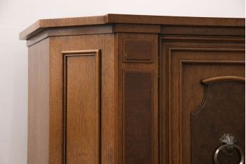 中古　美品　マホガニー材　DREXEL HERITAGE(ドレクセルヘリテイジ)　FRANCESCA(フランチェスカ)シリーズ　クリデンザ(クレデンザ、収納棚、キャビネット、サイドボード)(定価約90万円)(R-051926)