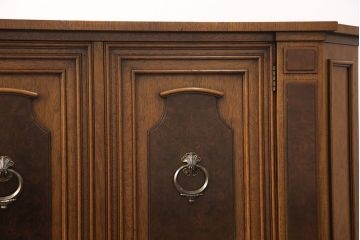 中古　美品　マホガニー材　DREXEL HERITAGE(ドレクセルヘリテイジ)　FRANCESCA(フランチェスカ)シリーズ　クリデンザ(クレデンザ、収納棚、キャビネット、サイドボード)(定価約90万円)(R-051926)