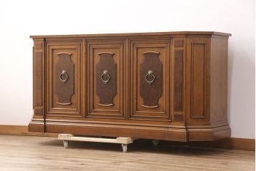 中古　美品　マホガニー材　DREXEL HERITAGE(ドレクセルヘリテイジ)　FRANCESCA(フランチェスカ)シリーズ　クリデンザ(クレデンザ、収納棚、キャビネット、サイドボード)(定価約90万円)(R-051926)