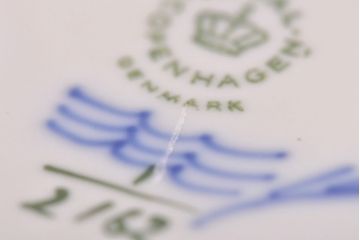 ROYAL COPENHAGEN(ロイヤルコペンハーゲン)　ブルーフルーテッド プレイン　カップ&ソーサー6客セット　二級品(R-051934)