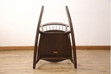中古美品　松本民芸家具　51B型　くつろぎの時間におすすめなロッキングチェア(定価約16万円)(椅子、アームチェア、揺り椅子)(R-051936)