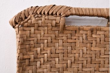 国産　山葡萄籠バッグ　手提げ袋(かご、カゴ)(R-051951)
