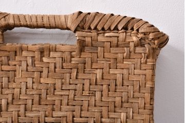 国産　山葡萄籠バッグ　手提げ袋(かご、カゴ)(R-051951)