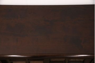 中古　美品　北海道民芸家具　HM135　深みのある色合いが美しいサイドボード(キャビネット、収納棚、リビングボード)(R-051958)