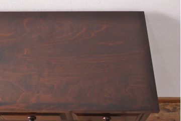 中古　美品　北海道民芸家具　HM533　シックな佇まいが素敵なチェスト(引き出し、衣装箪笥、洋服タンス)(定価約25万円)(R-051959)