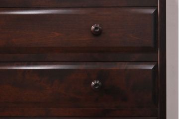 中古　美品　北海道民芸家具　HM533　シックな佇まいが素敵なチェスト(引き出し、衣装箪笥、洋服タンス)(定価約25万円)(R-051959)