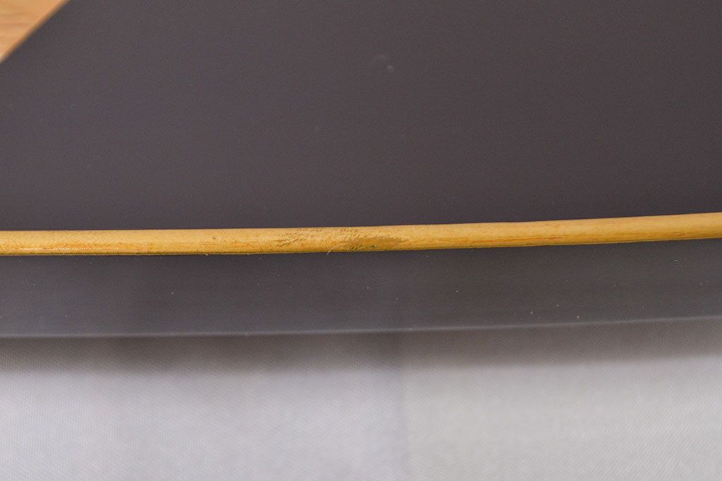 大正〜昭和初期　金蒔絵木製お膳5枚セット(お盆)(R-051962)