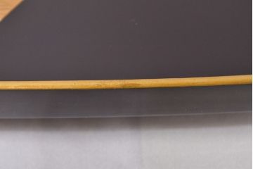 大正〜昭和初期　金蒔絵木製お膳5枚セット(お盆)(R-051962)