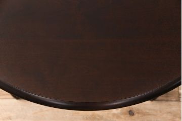 新古品　展示品　北海道民芸家具　樺材　HM472シリーズ　上品な優しい雰囲気を醸し出す円形テーブル(ラウンドテーブル、ダイニングテーブル、コーヒーテーブル)(定価約18万円)(R-051966)