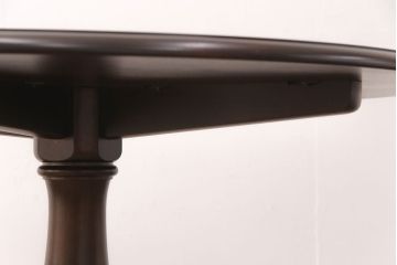 新古品　展示品　北海道民芸家具　樺材　HM472シリーズ　上品な優しい雰囲気を醸し出す円形テーブル(ラウンドテーブル、ダイニングテーブル、コーヒーテーブル)(定価約18万円)(R-051966)