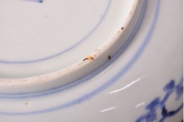 江戸期　古伊万里　蛸唐草文　渦福　変形皿2枚セット(和食器)(R-051973)
