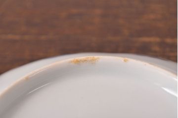 江戸期　古伊万里　染付変形皿2枚セット(和食器)(R-051974)