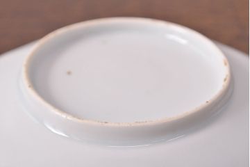 江戸期　古伊万里　染付変形皿2枚セット(和食器)(R-051975)