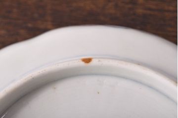 幕末〜明治　伊万里焼　色絵染付五寸皿2枚セット(和食器)(R-051977)