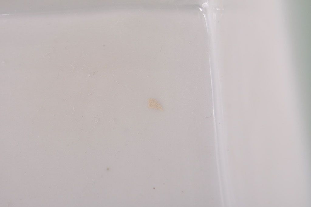 古い　池林堂半七製　青磁陽刻　水盤(植木鉢、ディスプレイ)(R-051982)