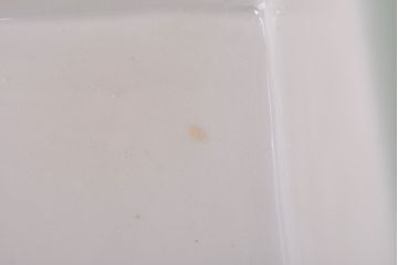 古い　池林堂半七製　青磁陽刻　水盤(植木鉢、ディスプレイ)(R-051982)