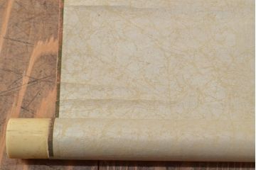 古い　庚申信仰　金剛明王　掛軸(掛け軸、仏画、三猿)(R-051983)