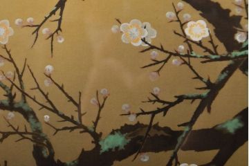 複製　横山大観 筆　「梅花」　122/480　(絵画、小学館、ディスプレイ、額装)(R-051987)