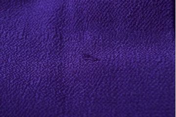 大正〜昭和初期　縮緬着物(古布、正絹)(R-051988)