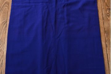 大正〜昭和初期　孔雀の図　縮緬着物(古布、正絹)(R-051989)