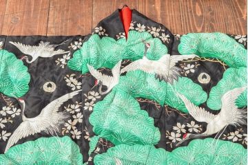 大正〜昭和初期　正絹刺繍着物(打掛、古布)(R-051990)
