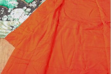 大正〜昭和初期　正絹刺繍着物(打掛、古布)(R-051990)