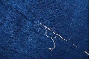 大正〜昭和初期　藍染め木綿　古布3枚セット(R-051994)