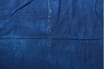 大正〜昭和初期　藍染め木綿　古布3枚セット(R-051994)