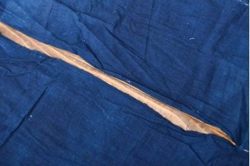 大正〜昭和初期　藍染め木綿　古布3枚セット(R-051994)