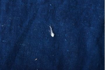 大正〜昭和初期　藍染め木綿　古布3枚セット(R-051994)