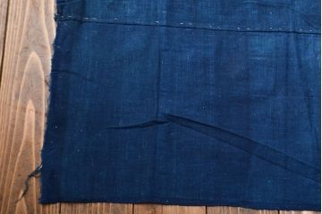大正〜昭和初期　藍染め木綿　古布3枚セット(R-051994)